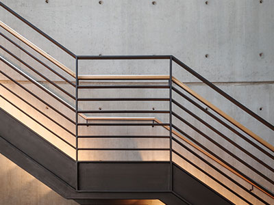 Außentreppe aus Metall in Siegburg